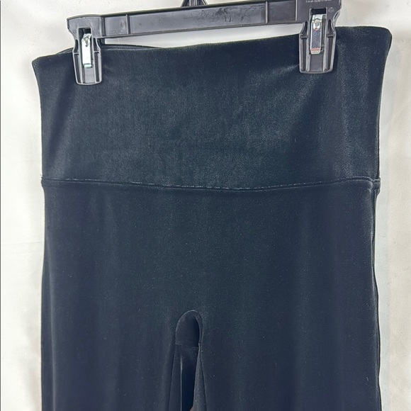 Spanx Velvet Velour High Waistband Compression Black Casual Leggins Size L - Picture 8 of 15